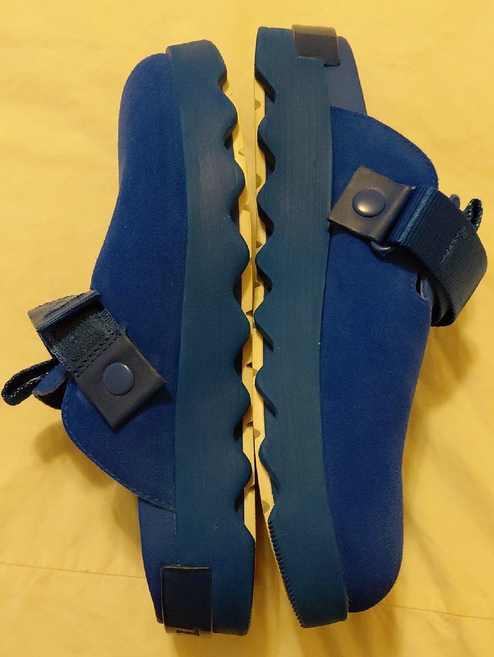 Sorel Royal Blue Suede Slip-On Clog Mules - Picture 7 of 9